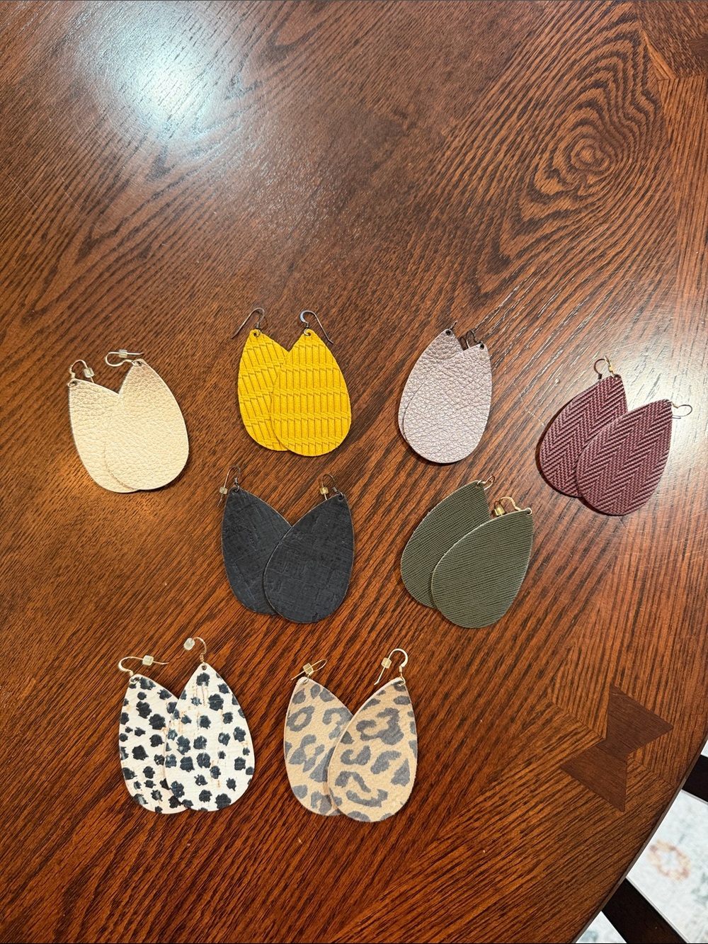 Nickle & Suede leather earrings bundle